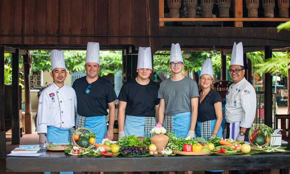 Local Village Cooking Class experience in Siem Reap with Shintana Saya Residence chefs.